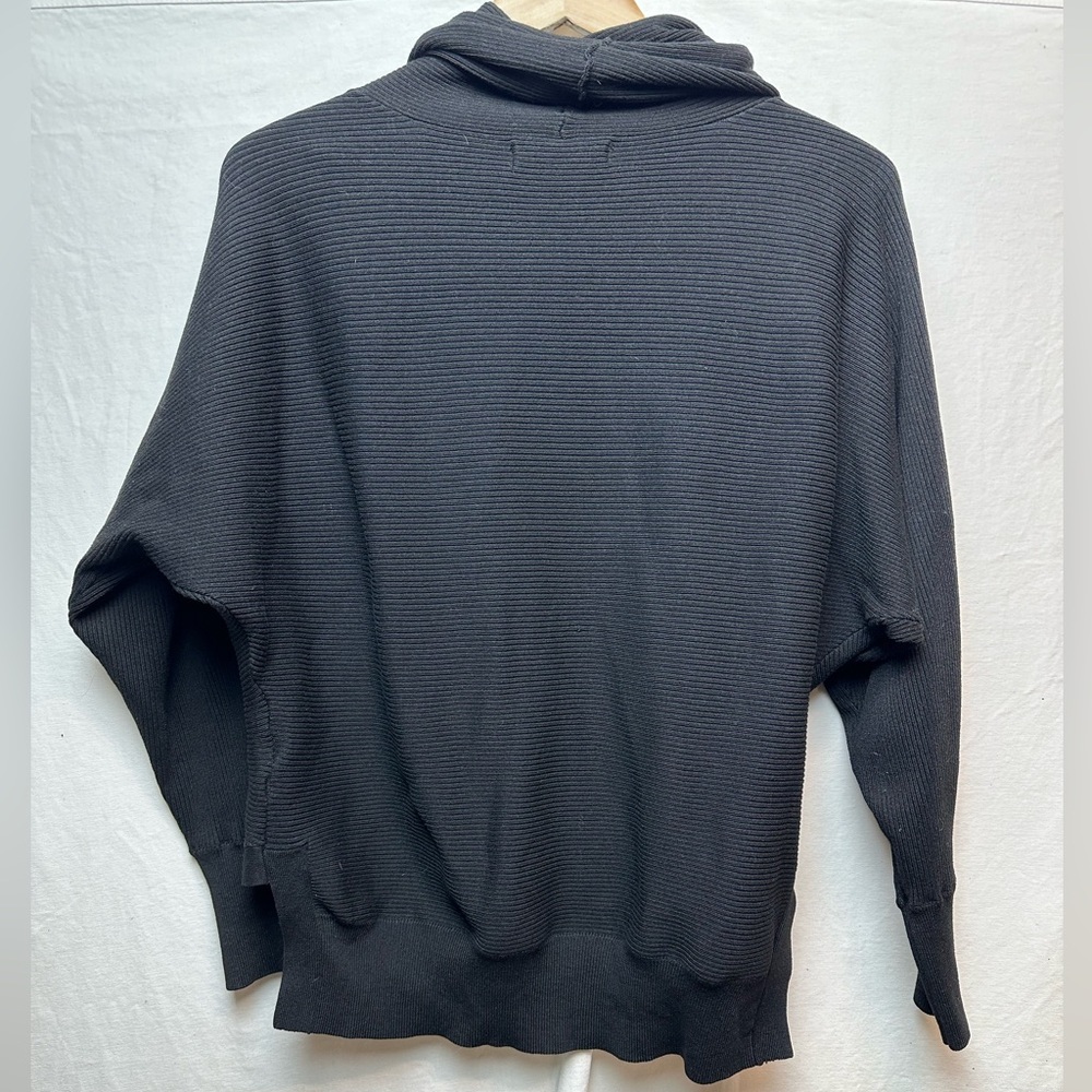 Workhall Plants Matter Black Size 1 Turtleneck Sweater Made in USA - Picture 4 of 6